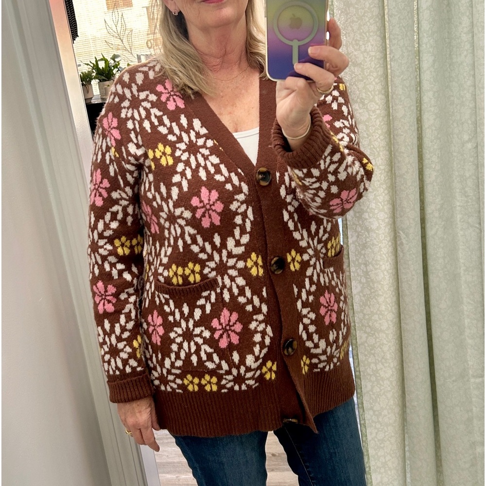 Vintage Floral Cardigan